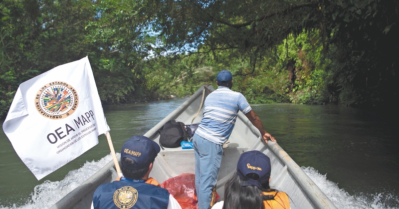 La la Misión de Apoyo al Proceso de Paz en Colombia hizo 858 misiones en terreno para sacar las conclusiones del informe semestral.