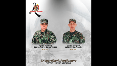 Despiden a soldados fallecidos en el ataque del ELN en batallón militar de Arauca