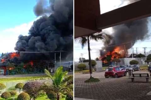 Reportan incendio estructural en empresa de químicos en Cota, esto se sabe