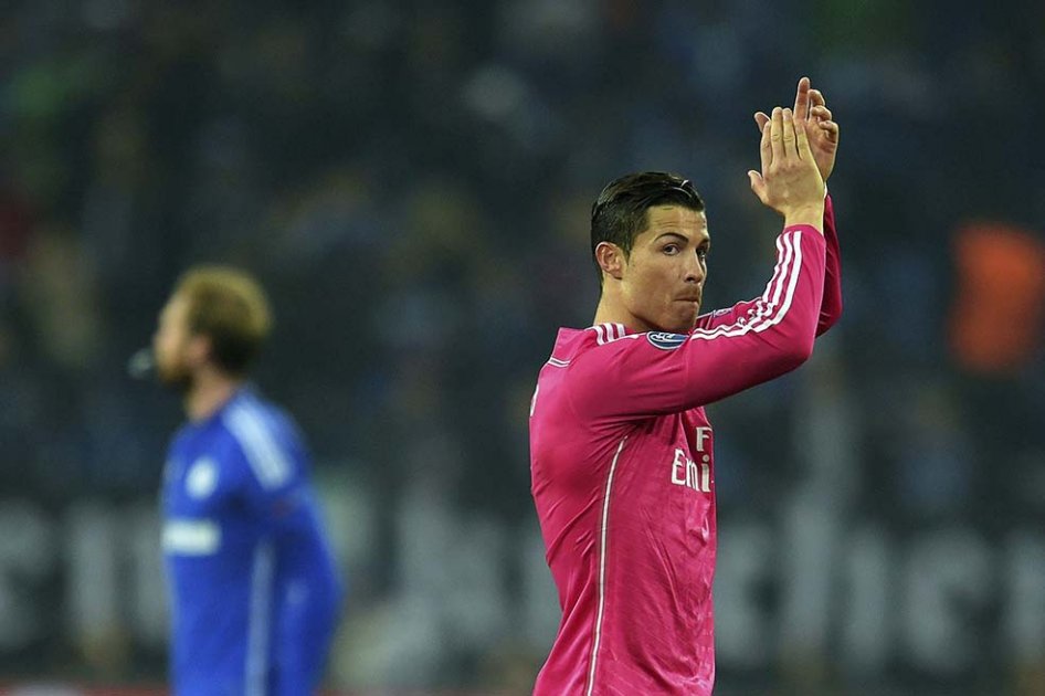Cristiano Ronaldo tras el partido del Real Madrid contra Schalke 04. Foto: AFP