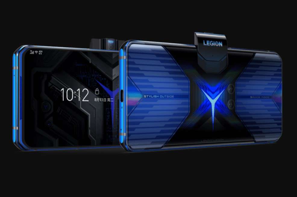 Así luce la cámara frontal del Legion Phone Duel.