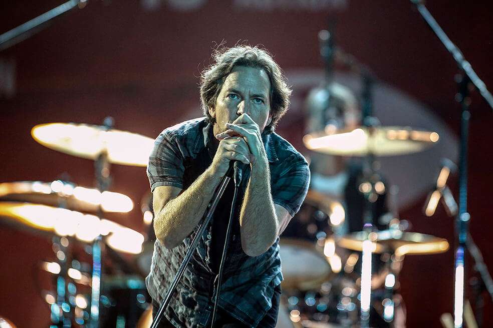 Eddie Vedder, cantante de "Pearl Jam".
/ AFP