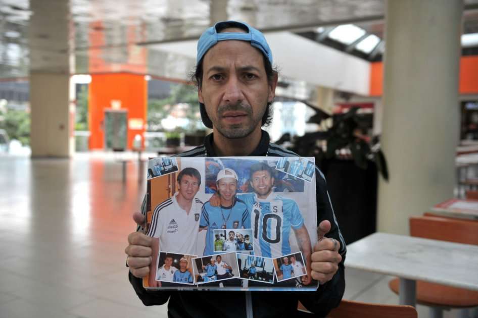 John Fredy Rojas, más conocido como ‘Bilardo’ o ‘El Panita’ es el utilero de Argentina. / Andrés Torres