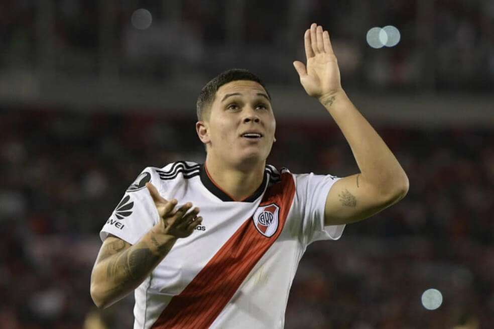 Juan Fernando Quintero llegó a River Plate en enero del 2018. / AFP