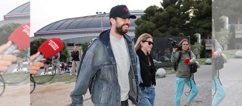 Piqué y Clara Chía en una cita muy romántica en el concierto de Coldplay