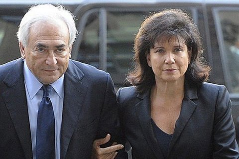 Anne Sinclair confirma separación de Dominique Strauss-Kahn