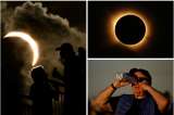 Las increíbles fotos que dejó el eclipse solar total del 12 de agosto de 2026