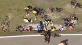 Dramática caída de Vingegaard, Roglic y Evenepoel en Vuelta al País Vasco: video