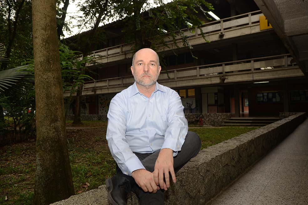 Mauricio Alviar, rector de la U de A, donde estudian cerca de 40.500 jóvenes, pretende ponerle freno a la reelección indefinida de rectores. / Luis Benavides