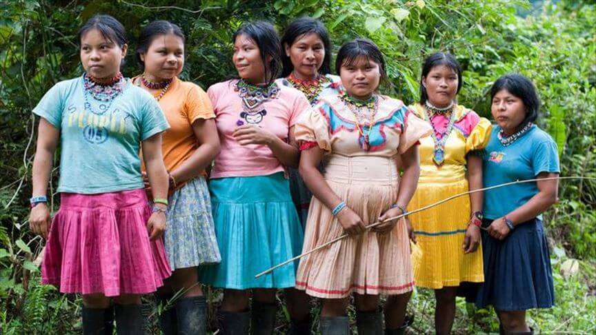 Los continuos desplazamientos forzados de comunidades en el Chocó, al noroeste de Colombia, encendieron las alarmas en diferentes organizaciones humanitarias que trabajan en el país. / UNFPA / Freddy Cabarcas - HANDOUT AGENCIA ANADOLU