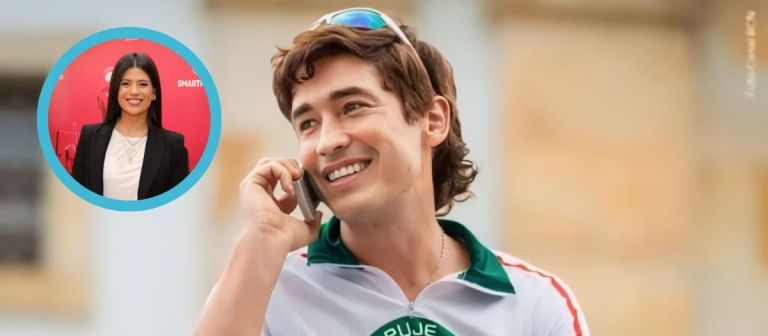 Ella es Mila Martínez, la actriz que narra las competencias de Rigo en la novela