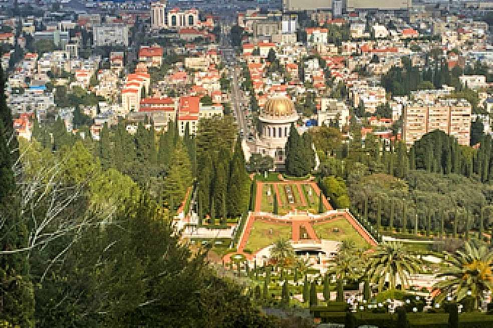 Los imponentes Jardines Colgantes de Haifa.