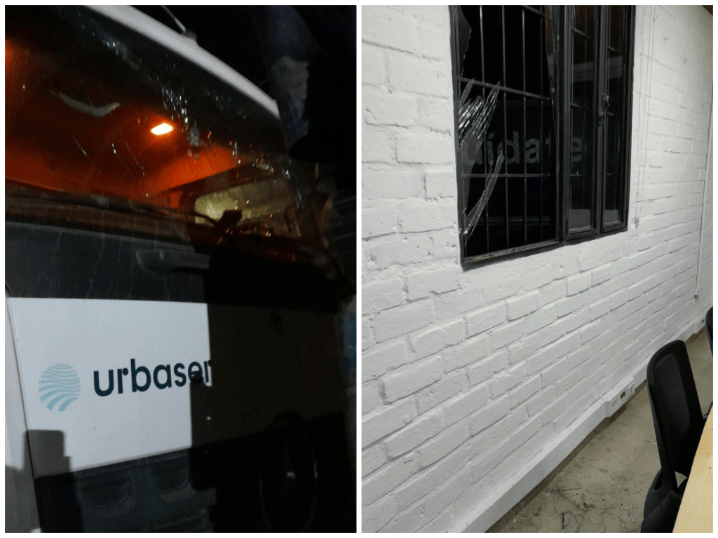 Ataque Urbaser en Popayán