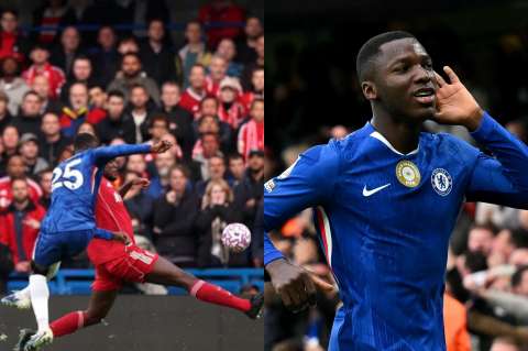 El impactante gol de Moisés Caicedo contra Liverpool que le da la vuelta al mundo