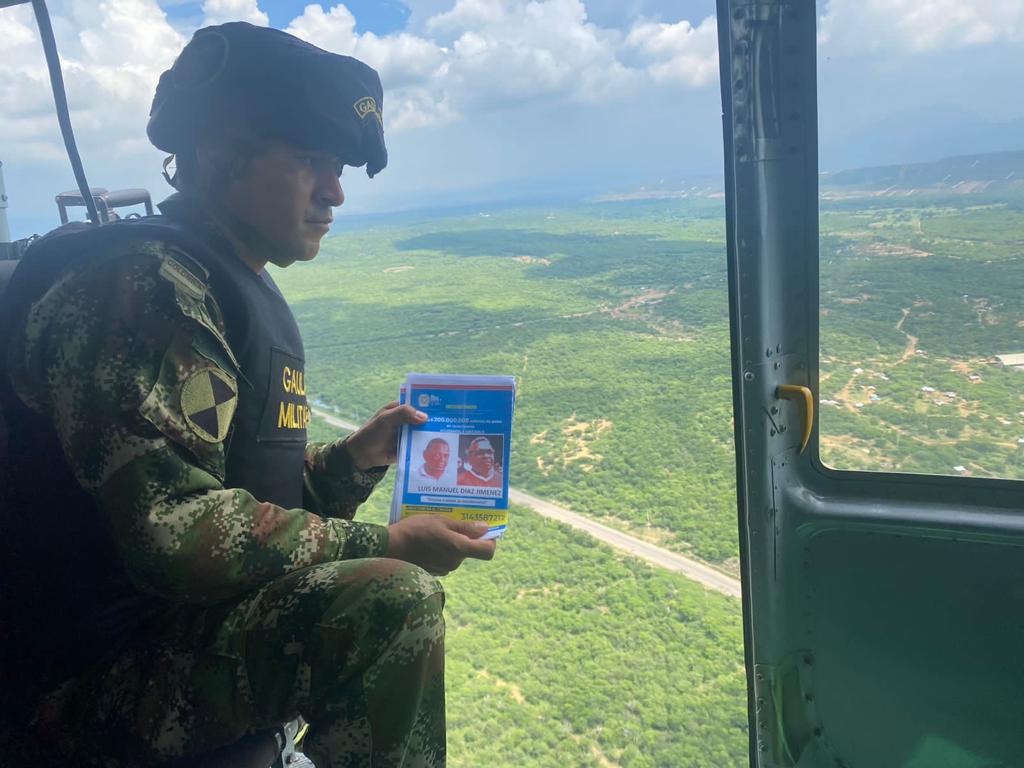 Las Fuerzas Militares informaron que las operaciones de búsqueda de Luis Manuel Díaz, padre del futbolista Lucho Díaz, se mantienen. Este viernes más uniformados se sumarán a la búsqueda.