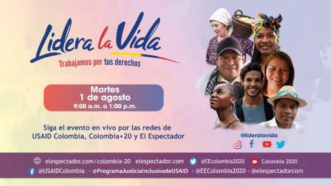 Lidera la vida, trabajamos por tus derechos