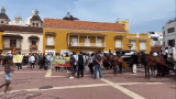 ¿Por qué salieron a protestar los cocheros de Cartagena?