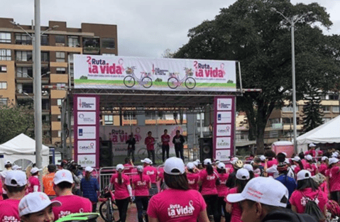 Bogotanos convocados a pedalear por la prevención del cáncer de seno
