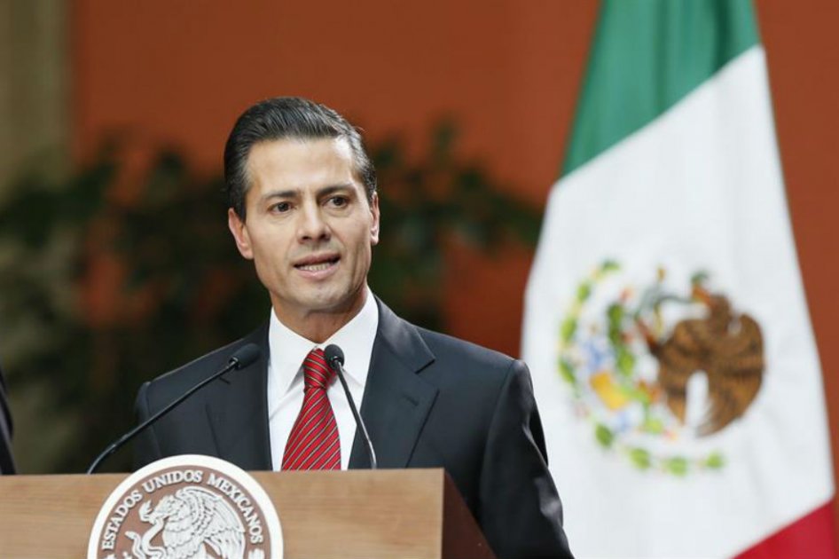 El presidente de México Enrique Peña Nieto durante un mensaje televisado en Palacio Nacional en Ciudad de México / EFE