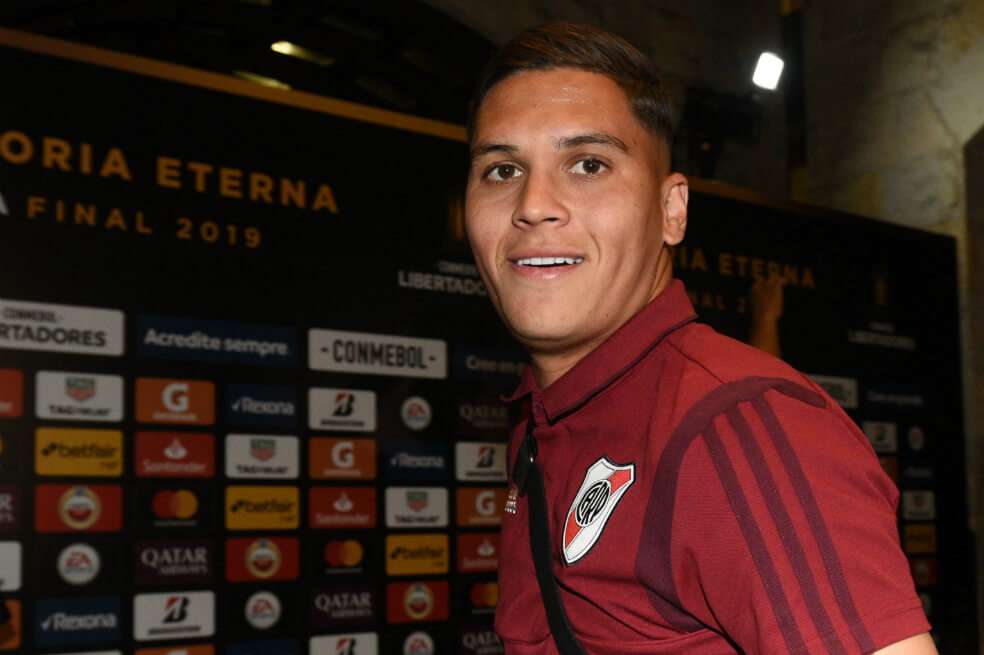 Juan Fernando Quintero, de 26 años, campeón de la Copa Libertadores 2018 con River Plate. / @RiverPlate