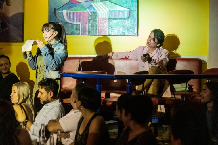 TEATRO EN EL CAFE PRESENTA EN SU INAGURACION EL TEMPLO DEL PLACER ESCRITA Y DIRIGIDA POR MARISOL CORREA.