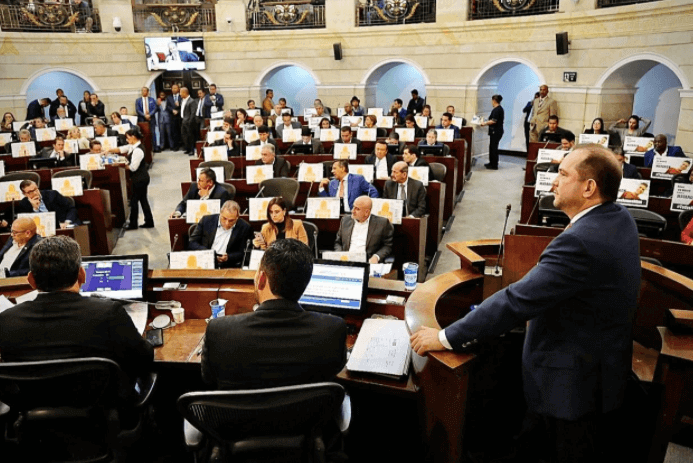 Desde el 13 de abril, el Senado junto a la Cámara comenzaron a sesionar virtualmente. / Captura de pantalla de Twitter