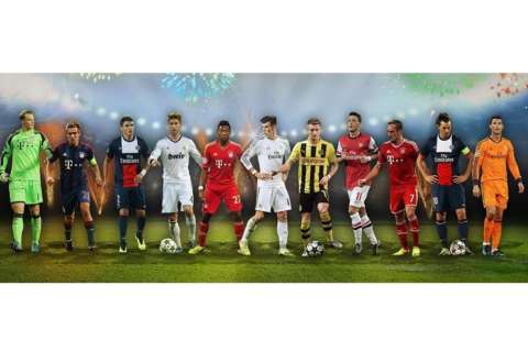 La UEFA dio a conocer su 11 ideal de 2013