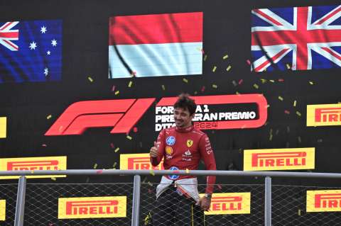 Leclerc sorprendió a los pilotos de McLaren y ganó el Gran Premio de Italia