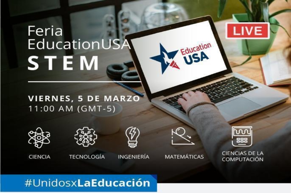 Invitación a la transmisión en vivo de mañana por el Facebook Live de la Embajada de Estados Unidos en Bogotá.