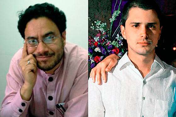 Iván Cepeda y Tomás Uribe.