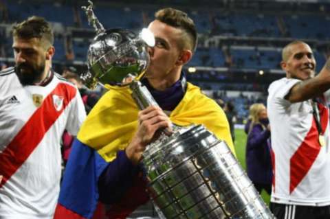 “Siempre los llevaré en mi corazón”: La despedida de Santos Borré de River Plate