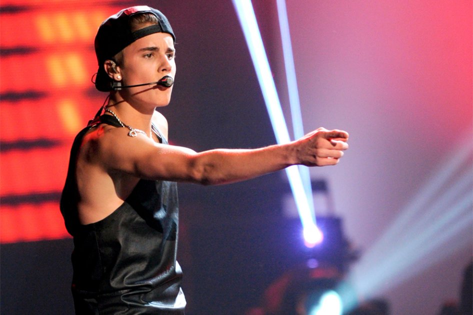 Justin Bieber, durante los American Music Awards 2012 / AFP