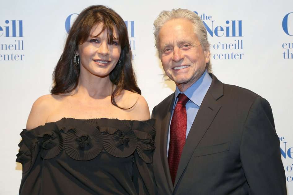 Catherine Zeta-Jones y Michael Douglas esta semana en Nueva York.
