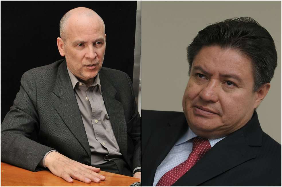 Carlos Vicente de Roux y Héctor Zambrano. /Cortesía