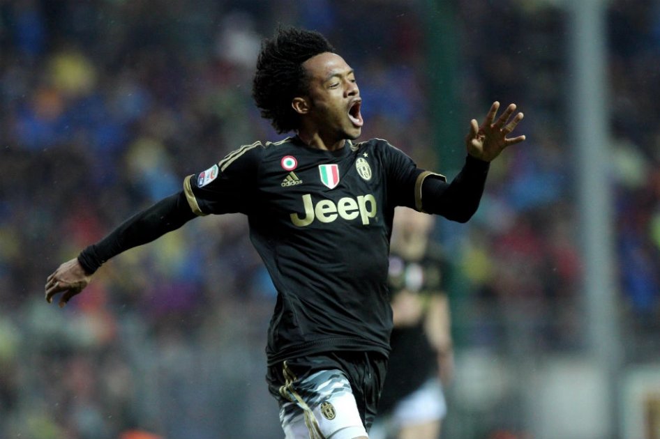 Juan Guillermo Cuadrado marcó el primer gol del triunfo de la Juventus ante Fiorense. Foto: AFP