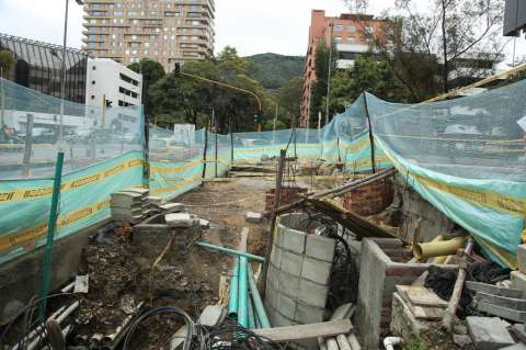 Abandonaron obras de valorización en el norte, Alcaldía de Bogotá quedó a cargo