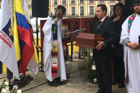 Entregaron restos de Cristina Guarín, víctima del Palacio de Justicia