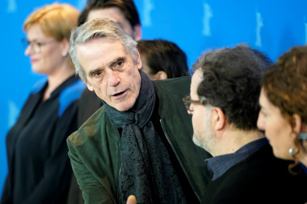 El actor británico Jeremy Irons en su presentación como cabeza del jurado del Festival de Cine de Berlín (Berlinale 2020). / EFE