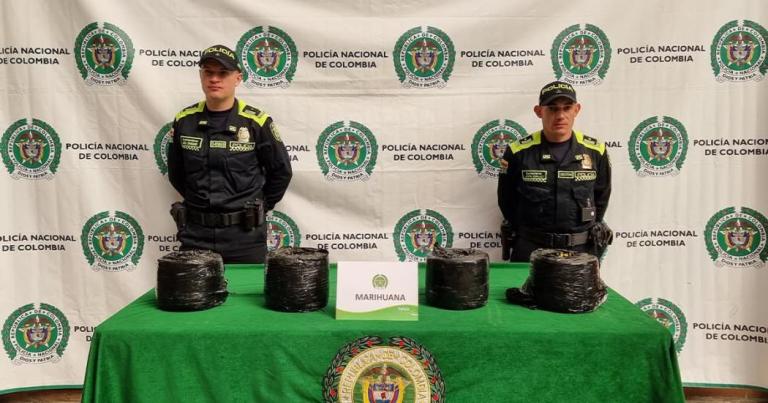 Incautan 14,5 kilos de marihuana camuflados en luces LED en El Dorado