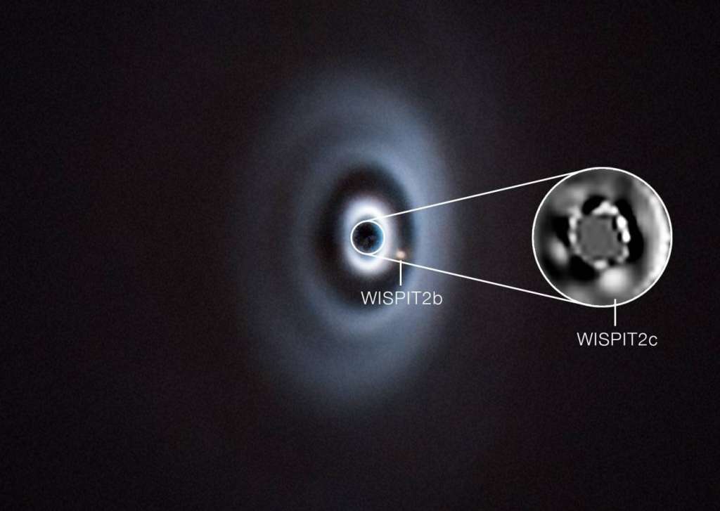 Astrónomos capturan la formación de dos planetas alrededor de una estrella joven.