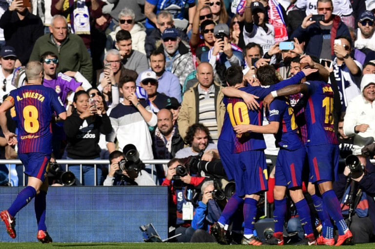 Barcelona goleó en el Bernabéu y amplió su ventaja en la Liga de España