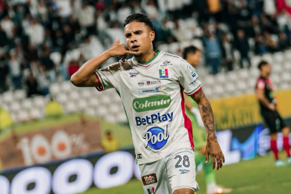 Mateo Zuleta anotó en la victoria 5-1 de Once Caldas sobre Cúcuta Deportivo.