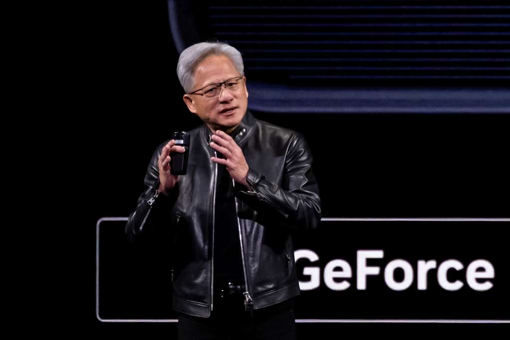 Jensen Huang, director ejecutivo de Nvidia Corp., pronuncia un discurso durante la conferencia Nvidia GTC en San José, California, EE. UU., este lunes 16 de marzo de 2026.