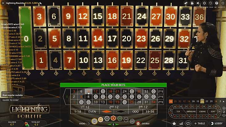 Lightning Roulette