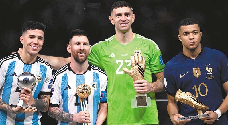Kylian Mbappé, el mejor de la final contra Argentina.