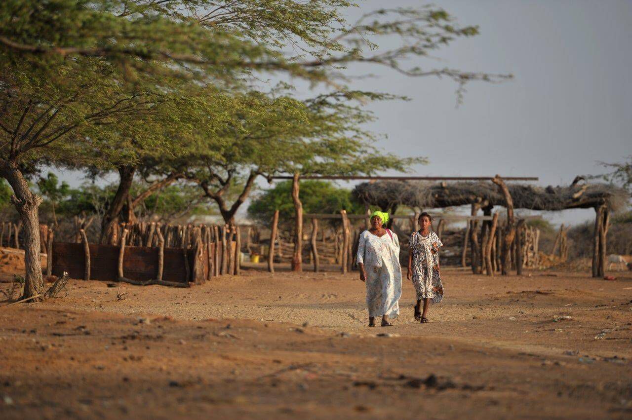 En la ranchería El Paradero, a 13 kilómetros de Albania (La Guajira), la mayoría de mujeres son defensoras del río Paradero y de los arroyos que atraviesan su territorio.