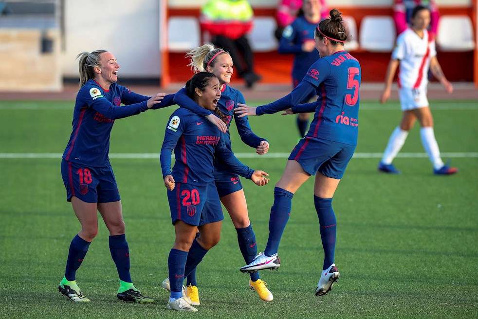 Leicy Santos volante colombiana de Atlético de Madrid.