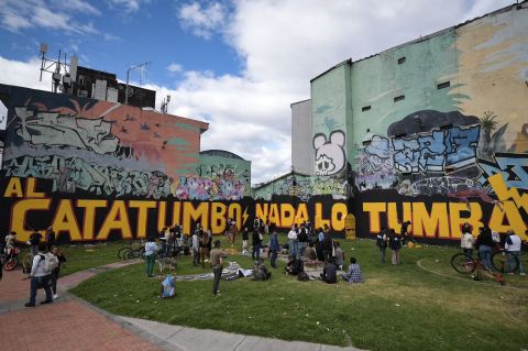 En fotos: un nuevo mural en apoyo al Catatumbo fue pintado en Bogotá