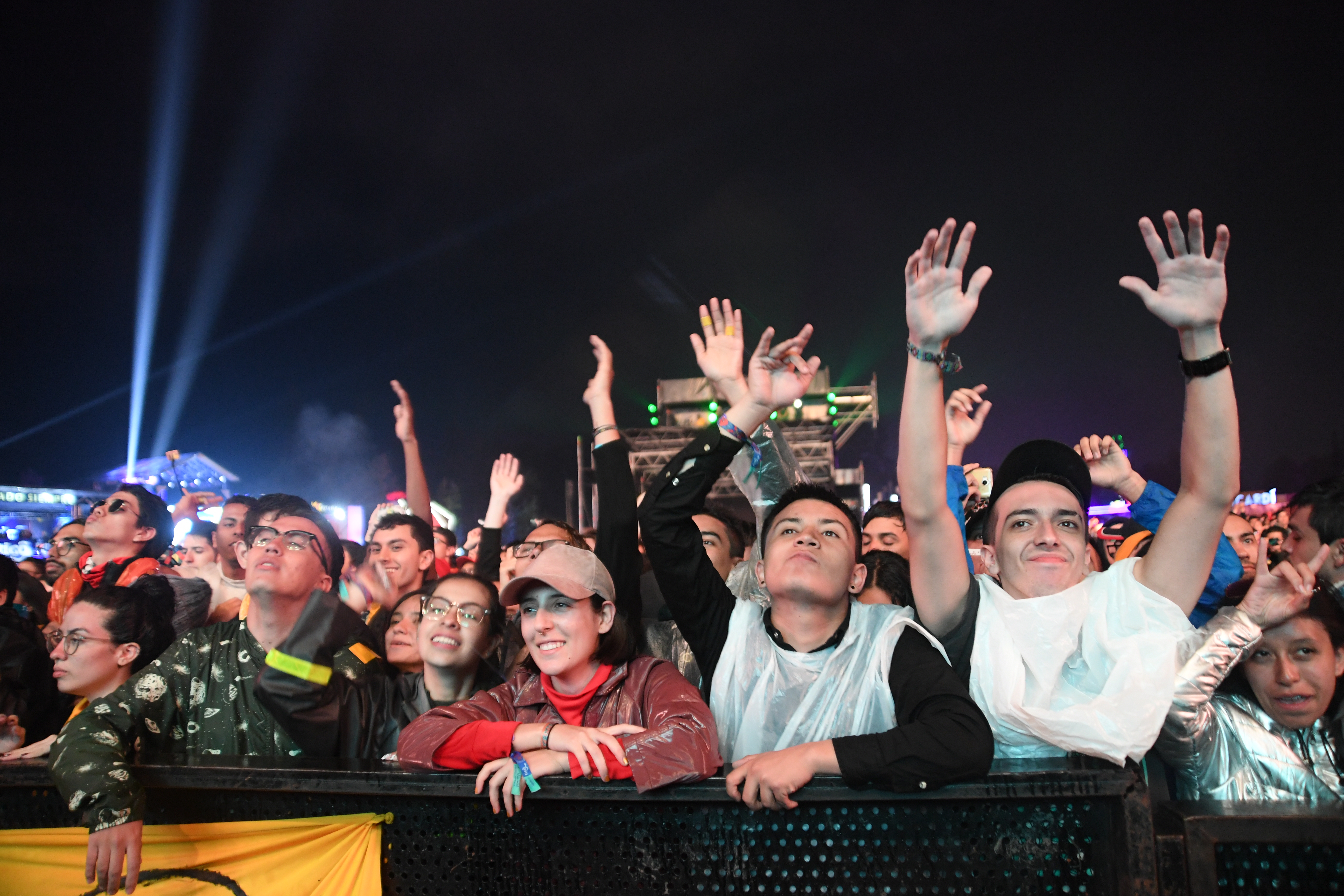 Asistentes a este festival de música que se realiza en el Campo de Golf Briceño 18.