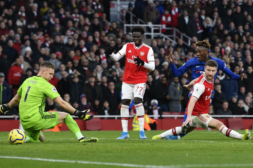 A los 87 minutos de juego Tammy Abraham anotó el segundo gol del Chelsea. / EFE